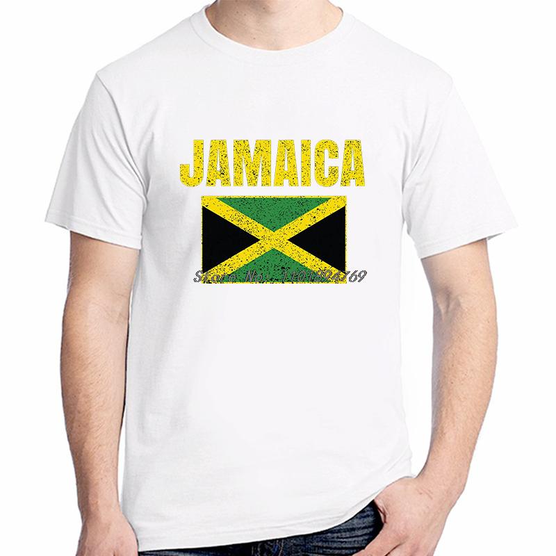 Jamaican Flag Vintage Jamaica Country Gift T Shirt Unisex 100 Cotton Graphic T Shirts Tees Tops Short Sleeve Tshirt Unisexs Clothes