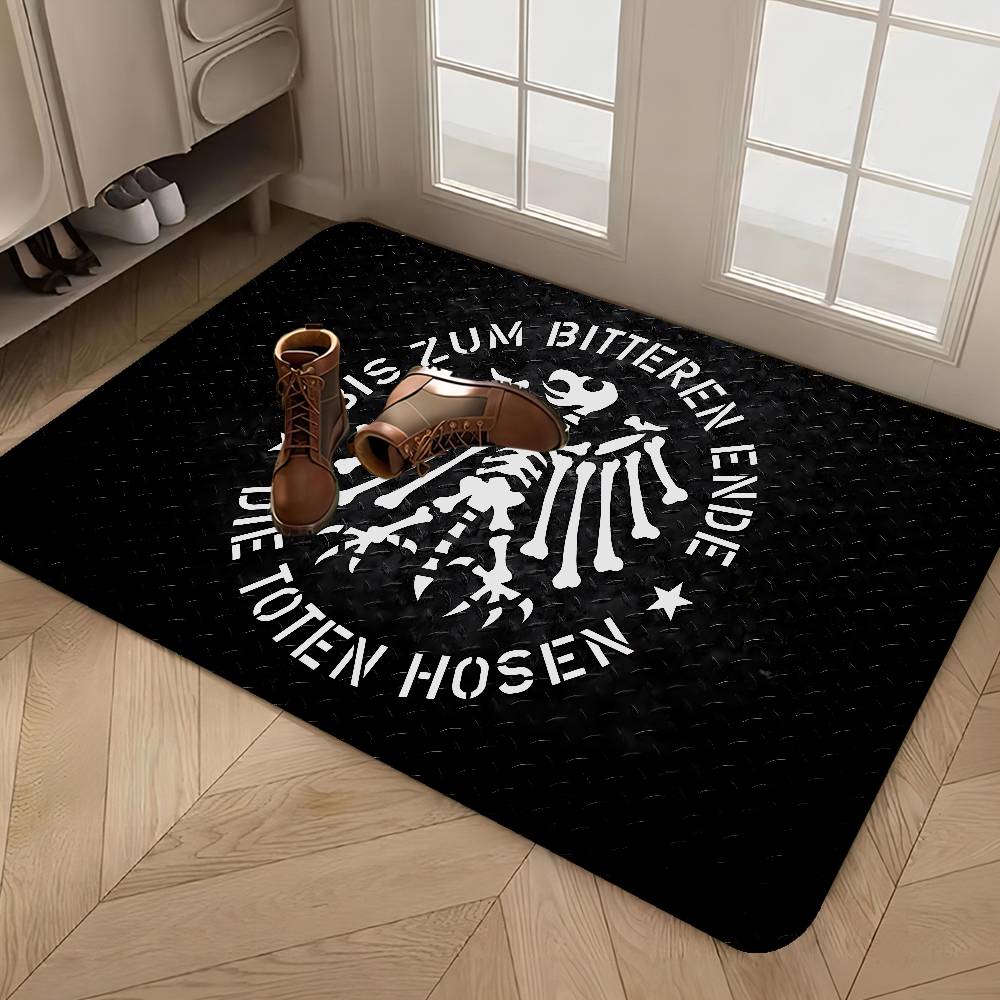 

Die Toten Hosens Rock BAND Entrance Door Mat Nordic Style Home Doormat Bathroom-Toilet Mats Bedroom Hotel Decor Mat 40x60cm