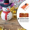 Kit Craft Snowman Plastic Nose Christmas Decoration Children Accessories Diy