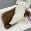 Natural Mink Fur Neck Warmer Elastic Women Winter Warm Headband Female Genuine Mink Fur Ring Scarf