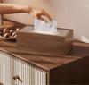 Elegant Wooden Tissue Box for Living Room - New Chinese Style