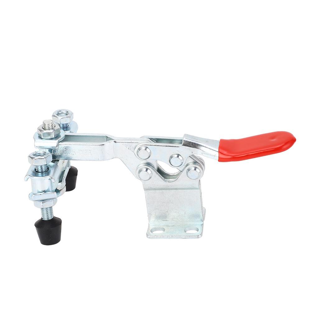 Double Head Design Horizontal Toggle Clamp Long U Bar Dual Head Clamp Welding Table