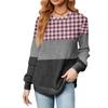 Fashionable Women's Long Sleeved Striped Printed Lightweight Sweater With Loose Round Neck Top