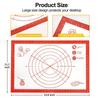 Silicone Baking Mat Rolling Kneading Board Non Stick High Temperature Resistant Pastry Dough Sheet Crust Cookie Bread Easy Clean