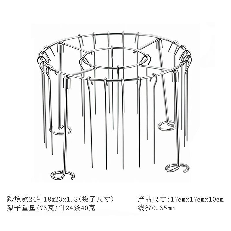 

Барбекю-гриль из нержавеющей стали, используется для приготовления чили или куриных ножек в духовке One Size серебряный
