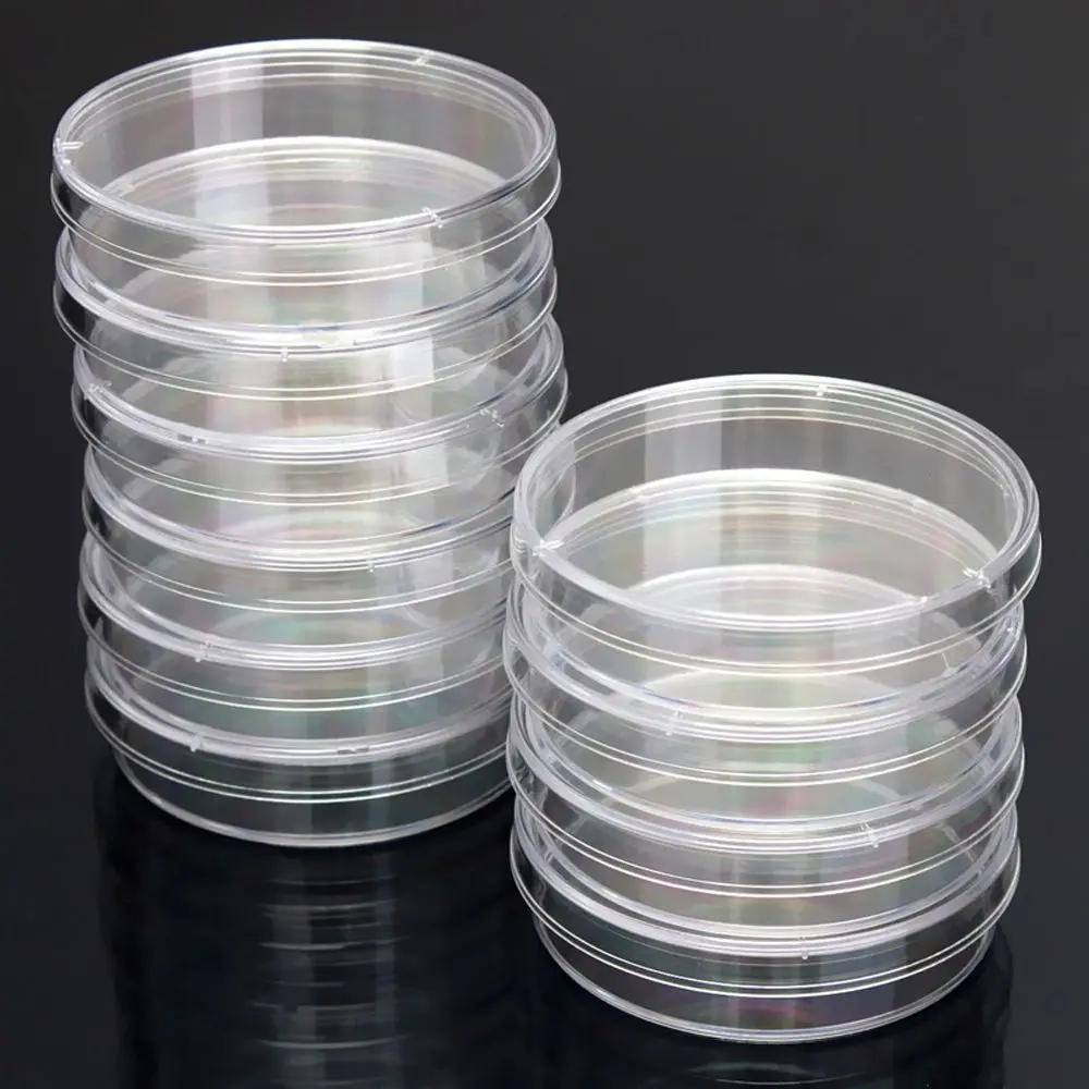 5Pcs Plastic Petri Dishes 35-90MM Cell Culture Dish High Temp Resistant