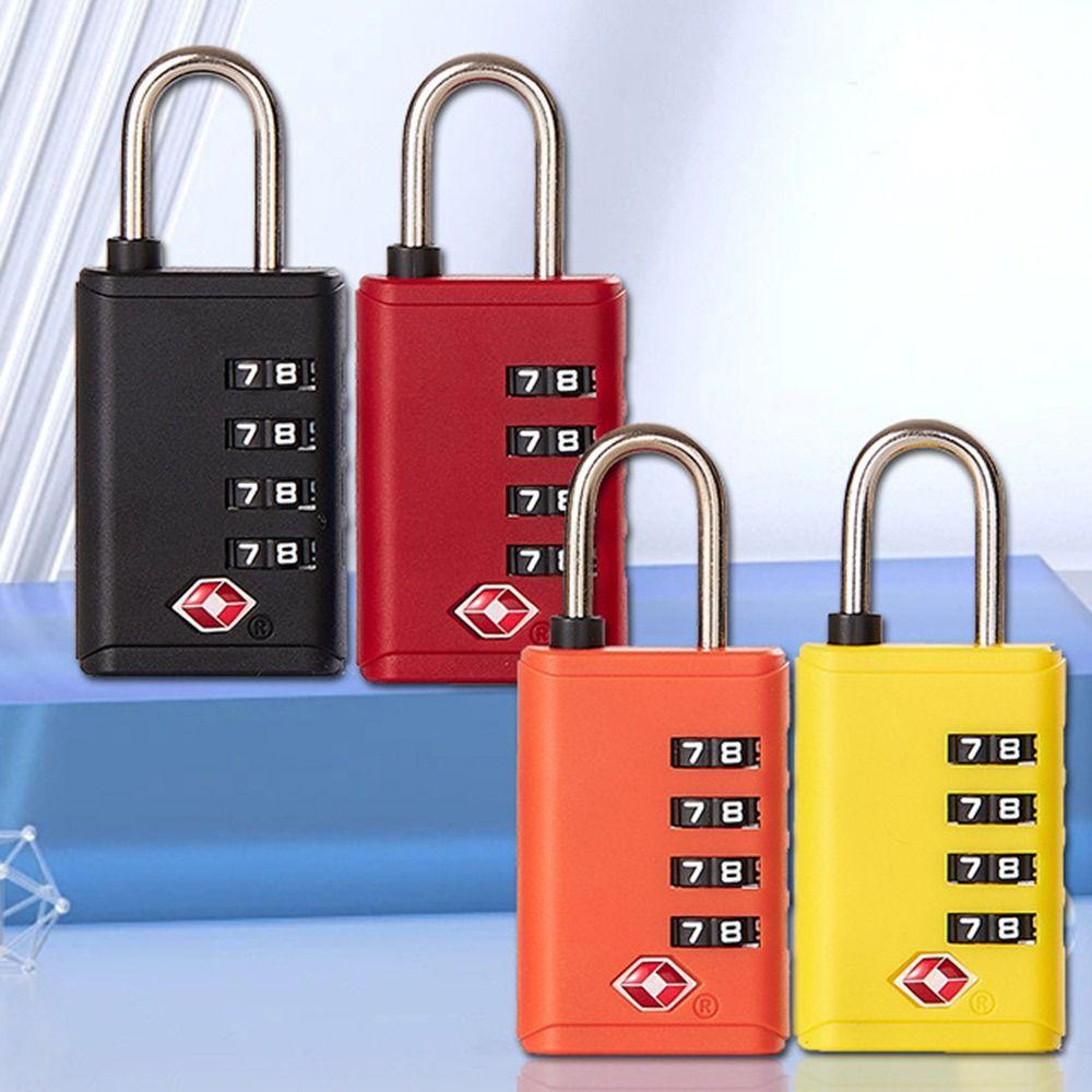 TSA Customs Password Lock Security Tool Suitcase Luggage Coded Lock New Cabinet Padlock  for Travel
