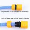6 Pcs Garden Quick Hose Connector 1/2” End Double Male Hose Coupling Joint Adapter Extender Set For Hose Pipe Tube