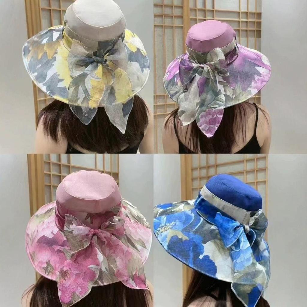 Women's Stylish UV Protection Wide-Brim Sun Hat for Summer Travel