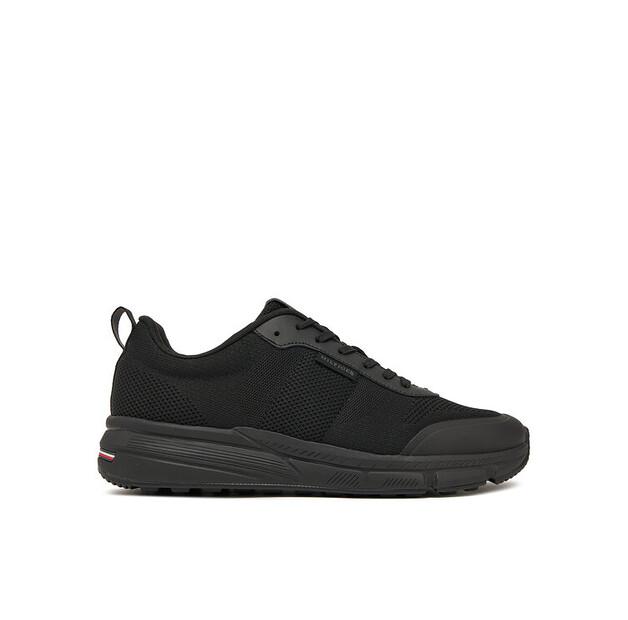 Men's Sneakers Tommy Hilfiger Lightweight Modern Knit Runner Fm0fm05326 Black