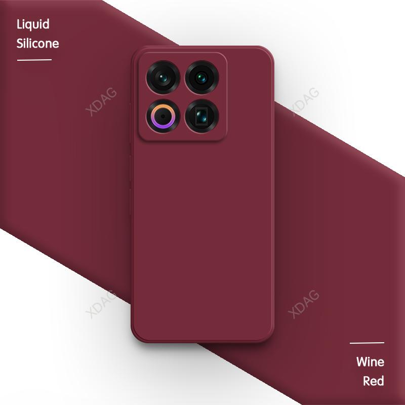 

Оригінальний м який кольоровий силіконовий чохол-рідина для Meizu 22 5G Задні кришки із захистом камери Корпус телефону Прямокутний дизайн Meizu 22 вина червоного кольору