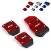 3 Stücke Aluminium Auto Manuelle Serie Automatische Bremse Drossel Rutschfeste Pedalabdeckung Autoteile