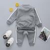 Vår Höst Baby Flickkläder Barn Pojkar Casual Jacka Byxor 2st/Set Småbarnskostym Spädbarnsoutfits Barn Träningskläder