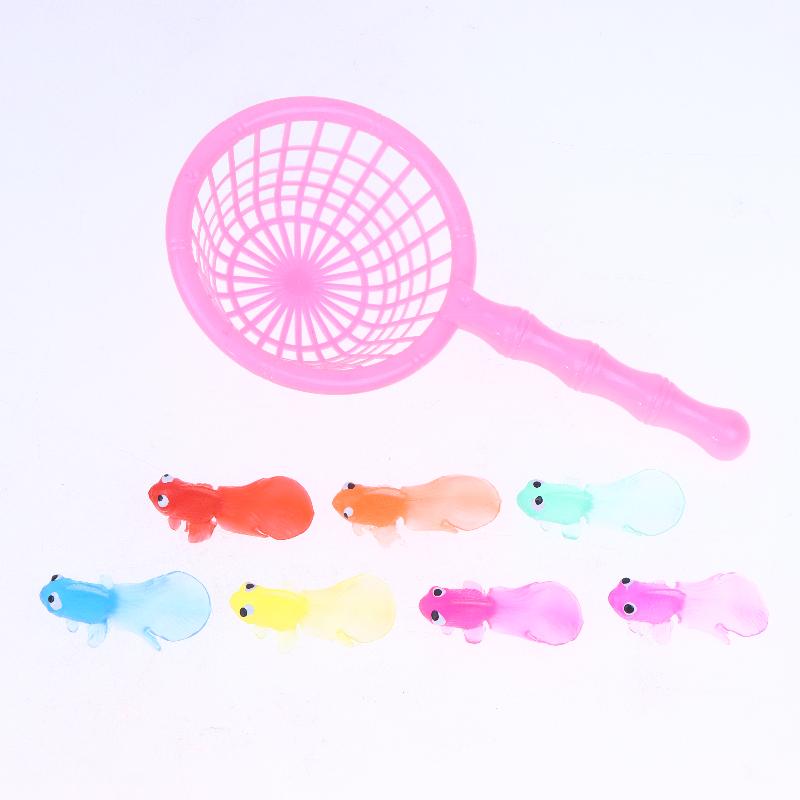 1 Set Toddlers Bathing Shower Gifts Kawaii Simulation Rubber Goldfish Baby Bath Water Play Games Toys For Kids