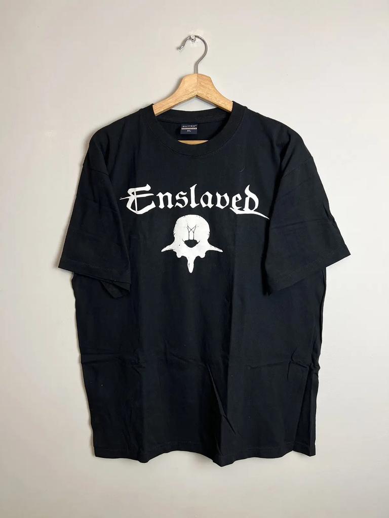 Rare 90s Enslaved Vintage Band Black Metal Goth Hype Unisex T-Shirt