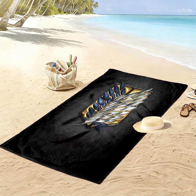 Guardian Realm beach towel soft Beach towel for vacation photos quick-drying swim towel seaside Absorbent bath towel Fashion Comfort beach