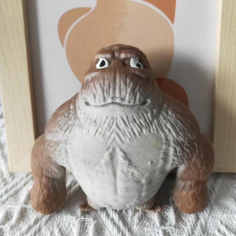 Kinder Lustig Bunt Gorilla Streich Klebrig Dehnbar Hüpfend Knetbar Fiddy Antistress Affe Geburtstagsgeschenk Quetschspielzeug
