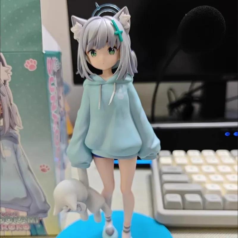 Gw Shiroko Sunaookami Exclusive Limited Edition Gk Figure Cat Ear Anime Girl Statue Desk Decor Desktop Ornament Collectible Toy
