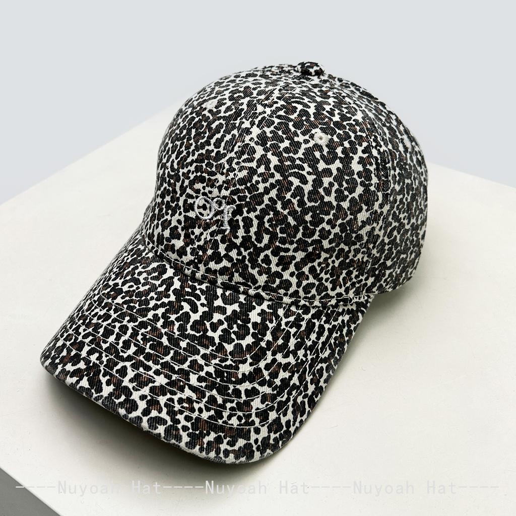 And Women Korean Style Leopard Print Embroidered Letter Prints Baseball Caps Sun Protection Vintage All-Match Personalized Peaked Hats Street Style