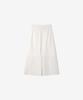 Basica Strap Banding Long Skirt (White)