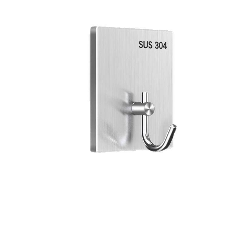 Stainless Steel No-Punch Adhesive Hook for Cutting and Chopping Boards