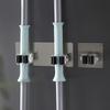 Wall Mounted Kitchen Bathroom Accessories Broom Hanger Mop Clip Mop Organizer Wall Hook