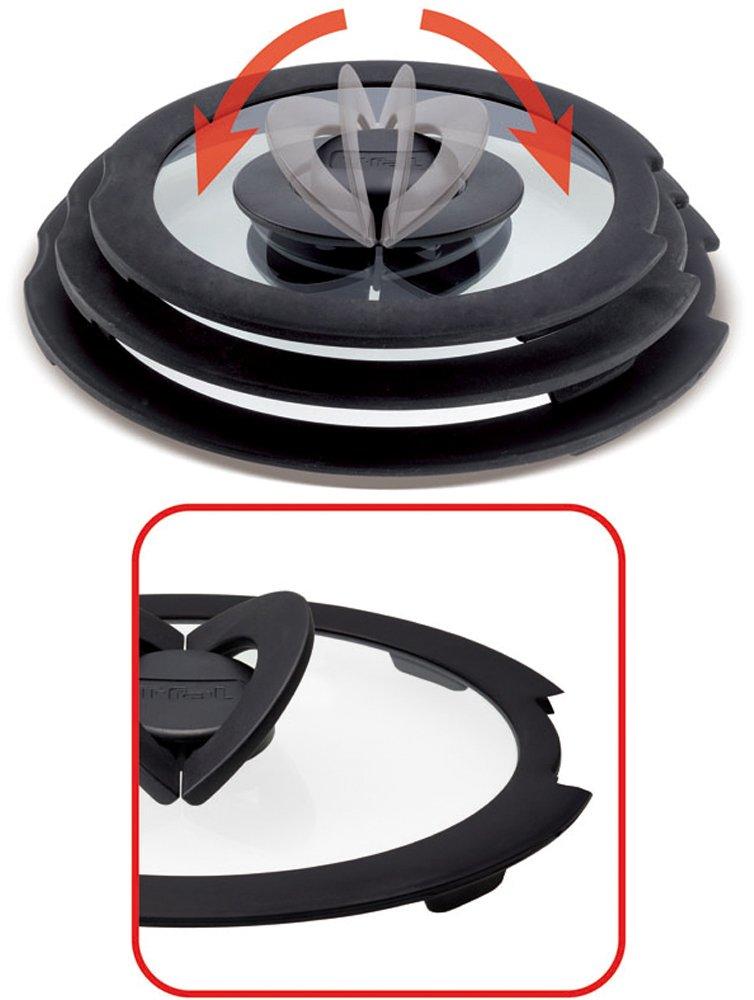 Tefal Ingenio Neo Pot and Pan Set with Detachable Handles, Strawberry Design, Set of 6 (L04590) [Not compatible with induction cooktops]