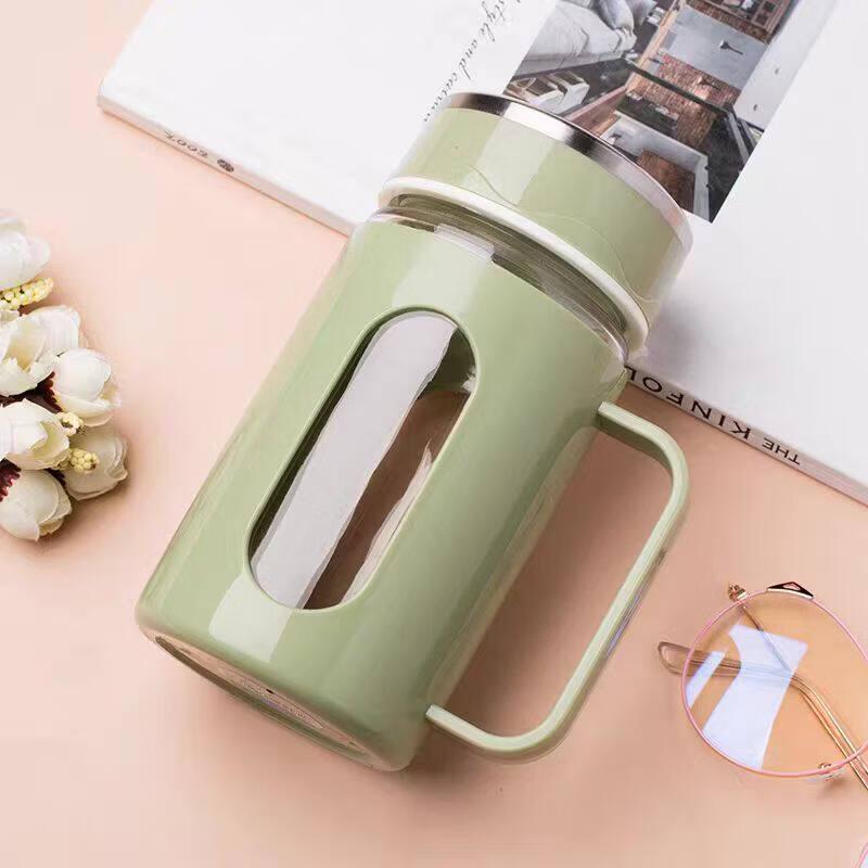 ZISIZ Large Capacity Glass Water Cup