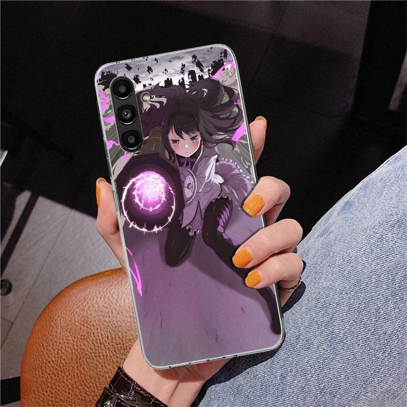 Madoka Magica Homura Phnoe Case for Samsung Galaxy A17 A37 A57 A16 A26 A36 A56 A15 A14 A13 A55 A54 A53 A35 A34 A33 A25 A24 A23 A