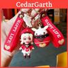 Miniature Cartoon Doll Keychain Ideal For School Bags And Backpacks