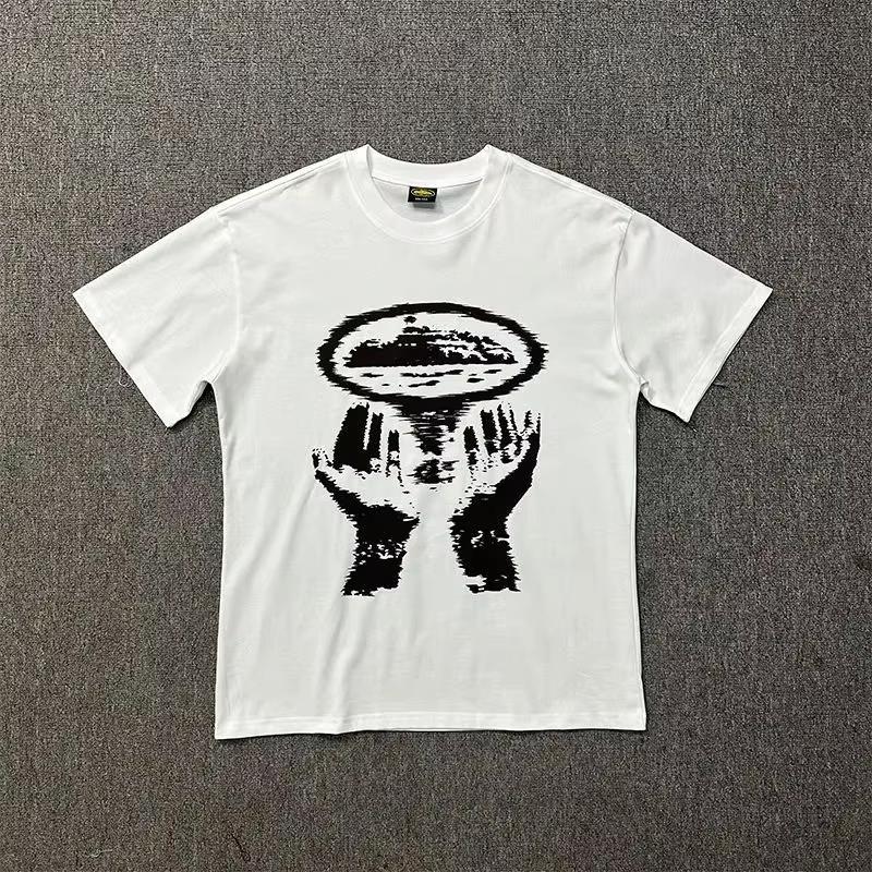 

Unisexs Cotton Printed Tshirt Street Fashion Clothing Avantgarde Style Retro DesignSuitable for Both Unisex and Women S
