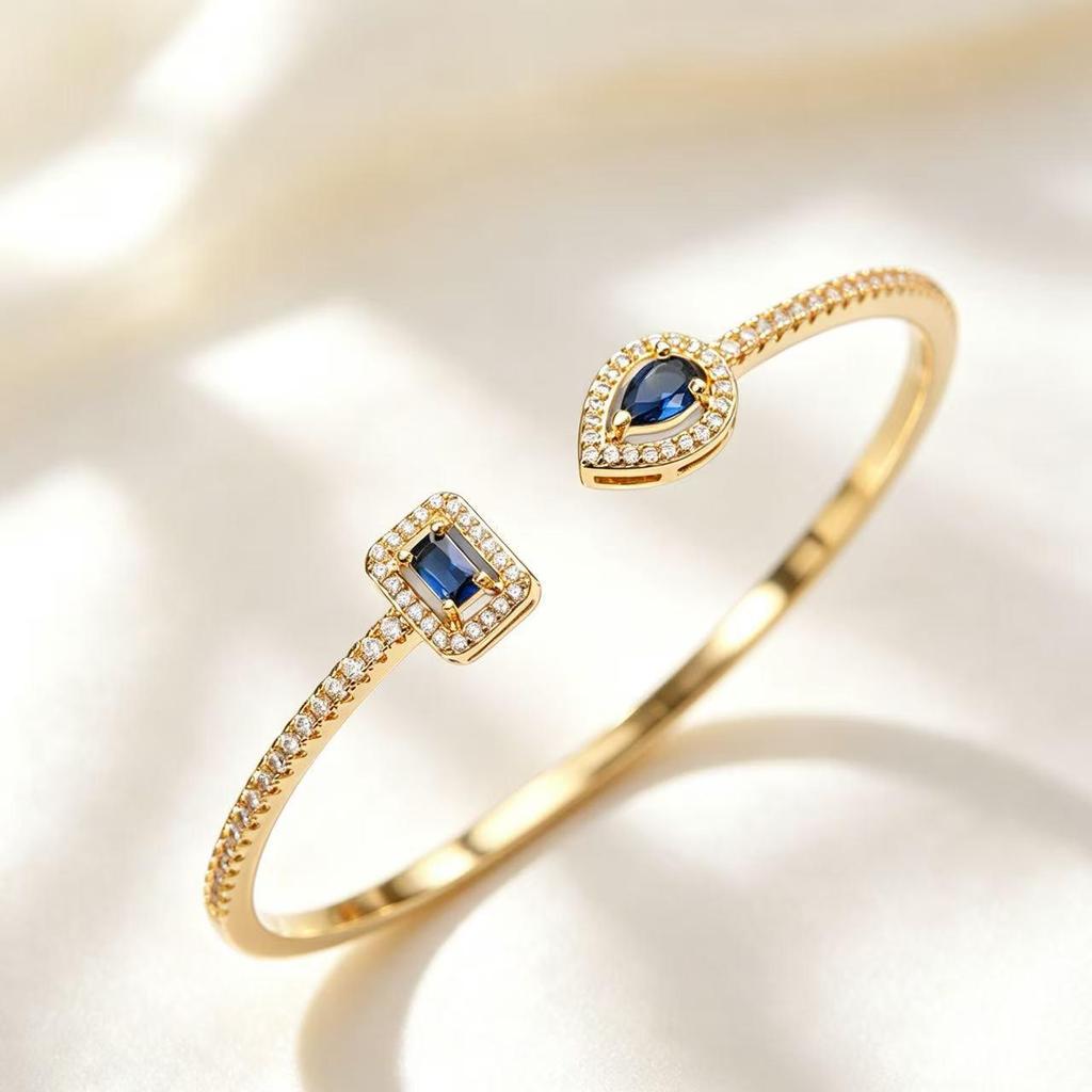 Luxurious Adjustable Shine Ring Bracelet