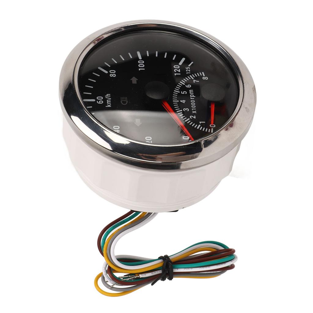 GPS Speedometer with Tachometer 8000 RPM 85mm 3 3 8 in GPS Speedometer with Indiction Light for Marine ATV Vehicle