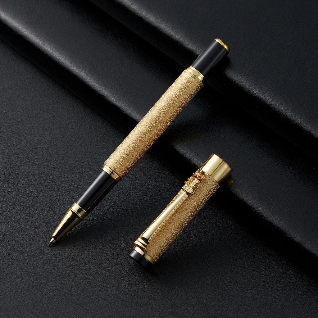 Business Metal Colors Signature Pens Chinese Dragon Style High-end  Elegant Fashion Frosted Writing School Gifts Pen Stationery
