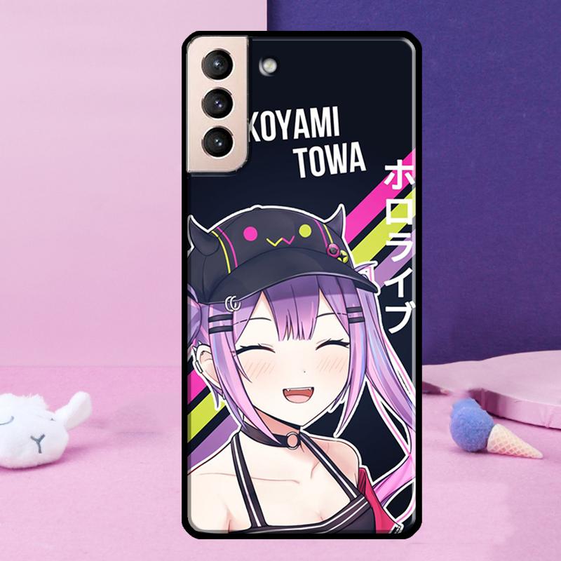 Tokoyami Towa Hololive Phone Case For Samsung Galaxy S25 Ultra S24 Ultra S9 S10 S20 S21 S22 Plus S23 S24 FE Cover