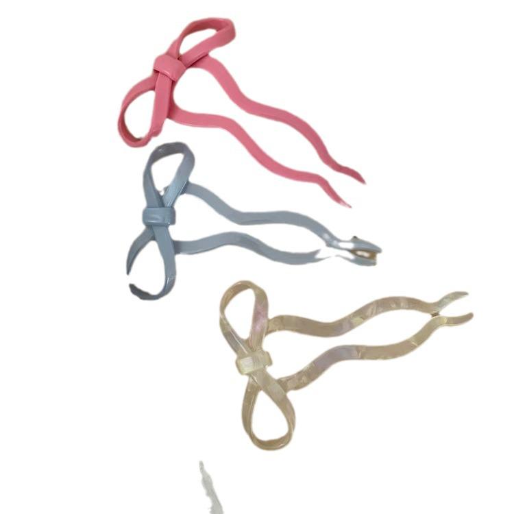 Women's High-End U-Shaped Ancient Style Hair Bow Hairpin for Qipao