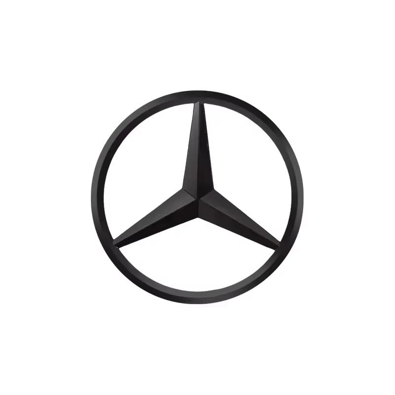 3D ABS 90mm for Mercedes Benz W117 W177 W176 X253 W247 W213 car rear trunk emblem badge sticker PE3