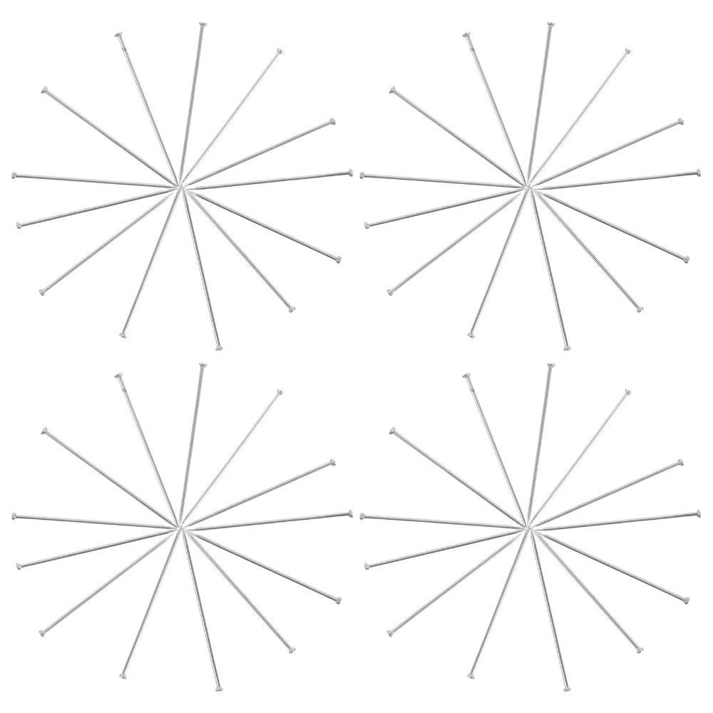 26mm Length Garment Fixing Needle Flat Head Dressmaker Pins Decoration Head Pins  Jewelry Making