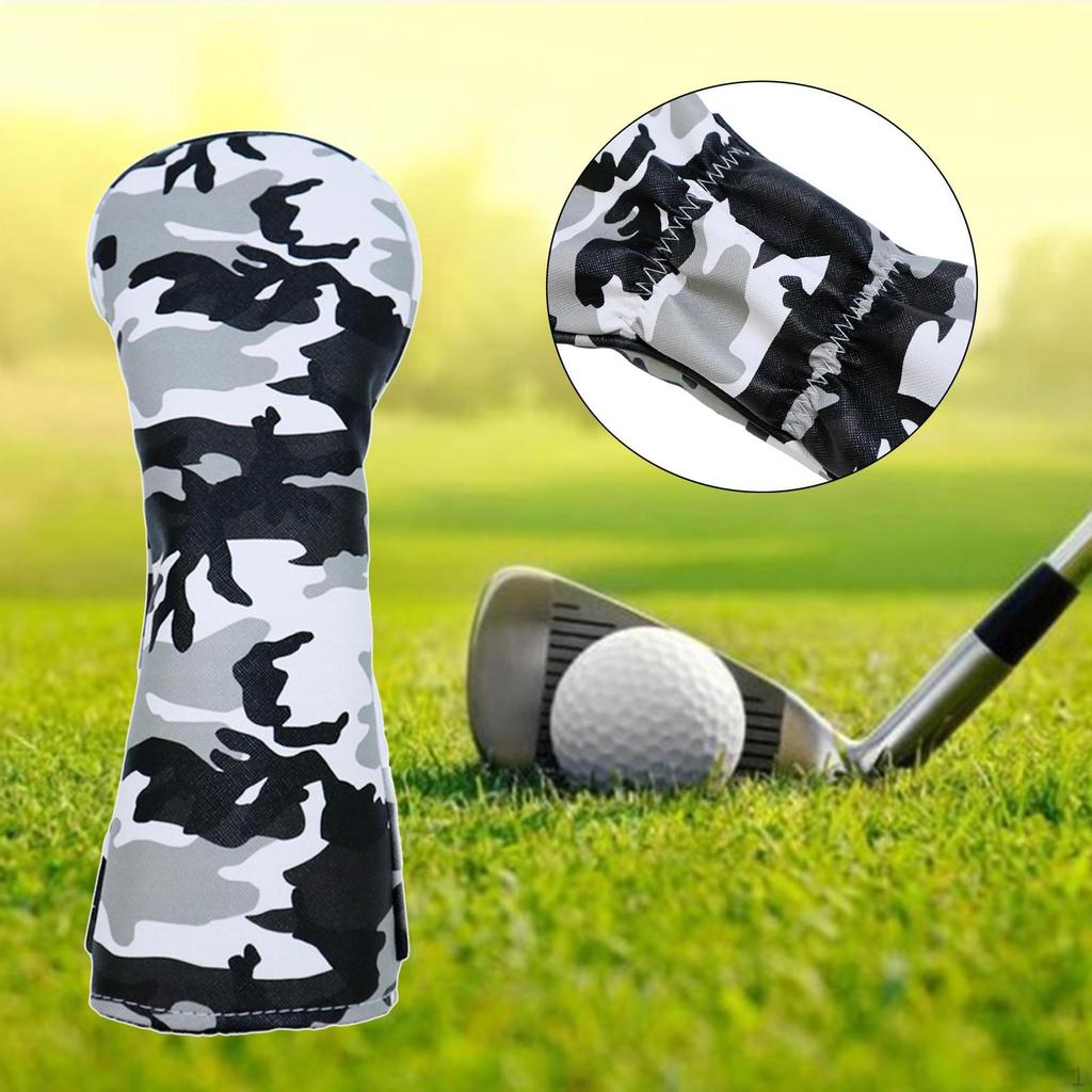 Head Cover Golf Club Leather covers for Fits Driver Wood Hybrid