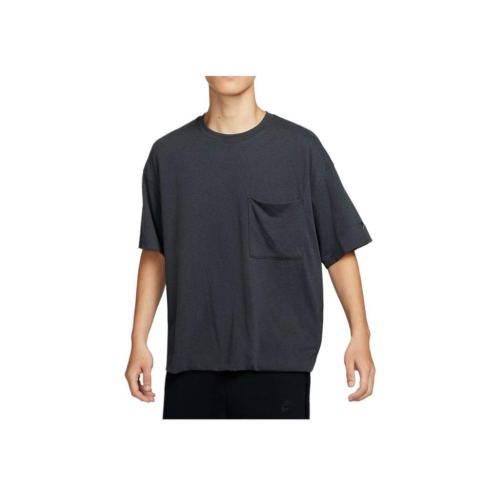 Nike Dri-FIT ADV Solid Color Crew Neck Loose Pocket Short Sleeve T-Shirt Men Tops Gray FZ7561-060
