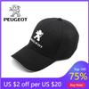 2026 Hot Car Sticker Embroidered Car Emblem Adjustable Racing Sport Baseball Hat Motorcycle Casual For Peugeot 408 4008 308 3008