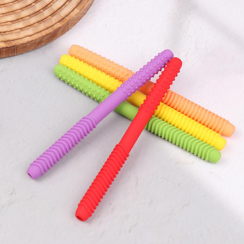Hollow Chewing Tube: Oral Motor Training Teether for Speech Therapy & Baby Molar Massage - Safe Sensory Toy