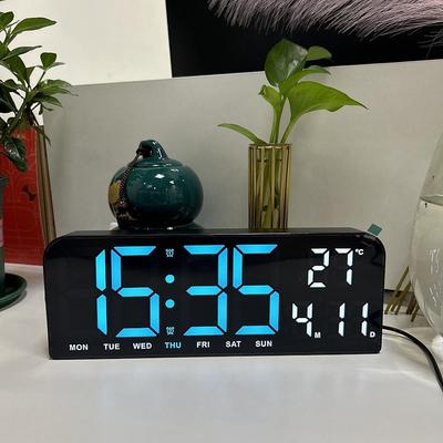 New Large Screen Alarm Clock, Simple LED Desktop Clock, Creative Clock, Large-sized Table Clock That Can Be Hung