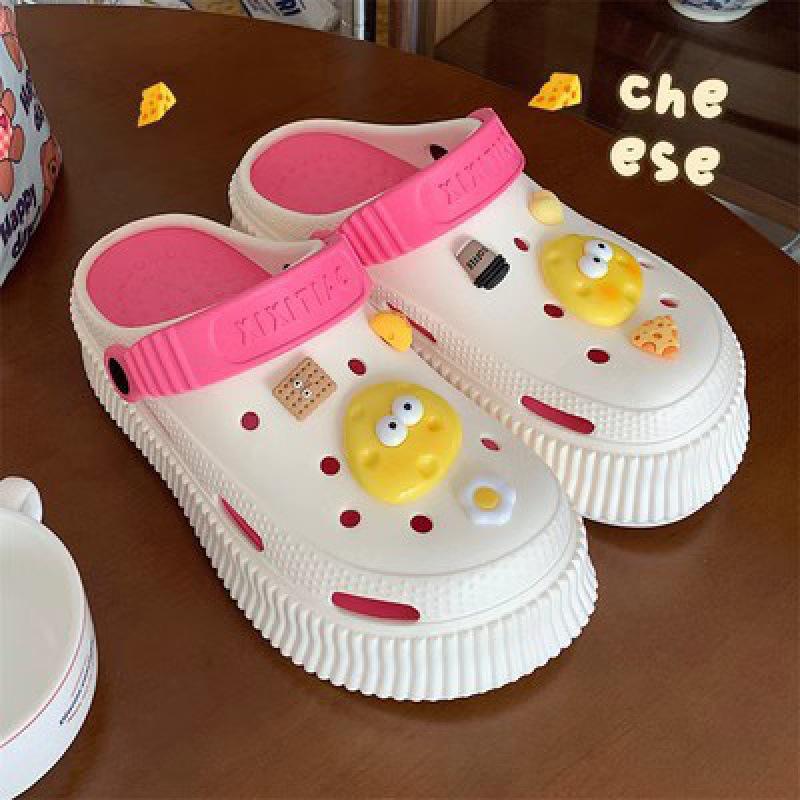 Women's Height-Boosting DIY Closed-Toe Platform Sandals
