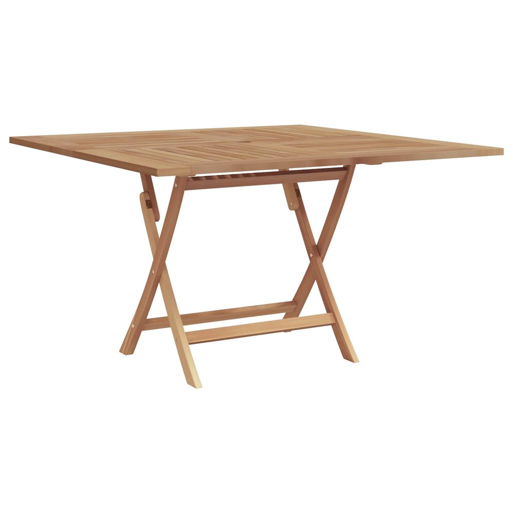 Garden Dining Set Brown Solid Teak Wood