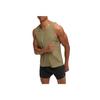 HOKA One One Comfortable Versatile Simple Solid Color Vest Men Tops Wild-Mushroom 1175770-WDMS