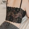 ECMLN L-XL Summer Outer Wear Fashion Women's Lace Bra Women's Top Casual Comfortable Wrap Bra