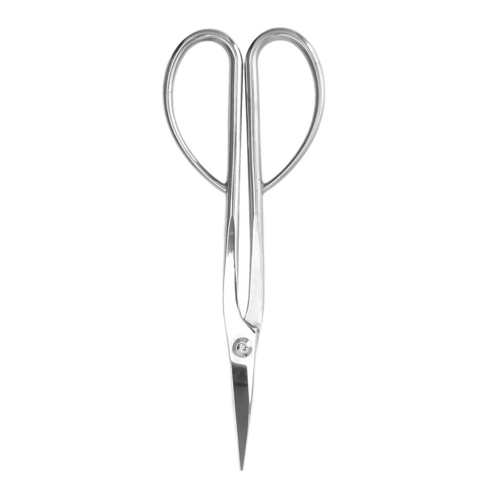 Stainless Steel Bonsai Scissors Silver Garden Equipment Professional Pruning Shears