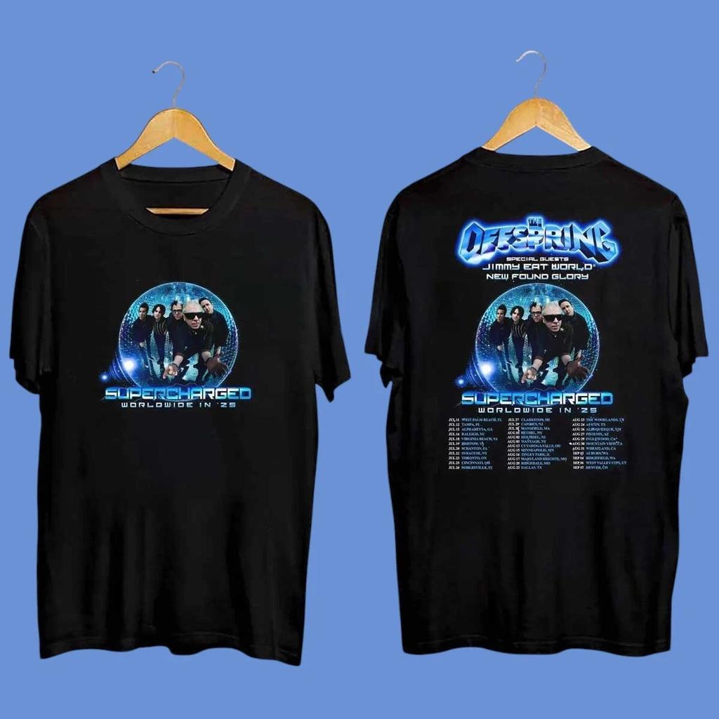 The Offspring Supercharged Worldwide In 2025 Music Shirt, Rock Band T-shirt