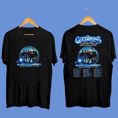 The Offspring Supercharged in tutto il mondo nel 2025 Maglietta Musicale, T-shirt Band Rock